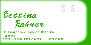 bettina rahner business card